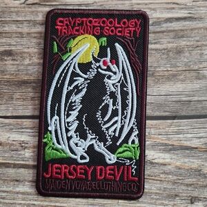 New Jersey Devil Cryptid Creature Monster Urban Legend Iron On Patch